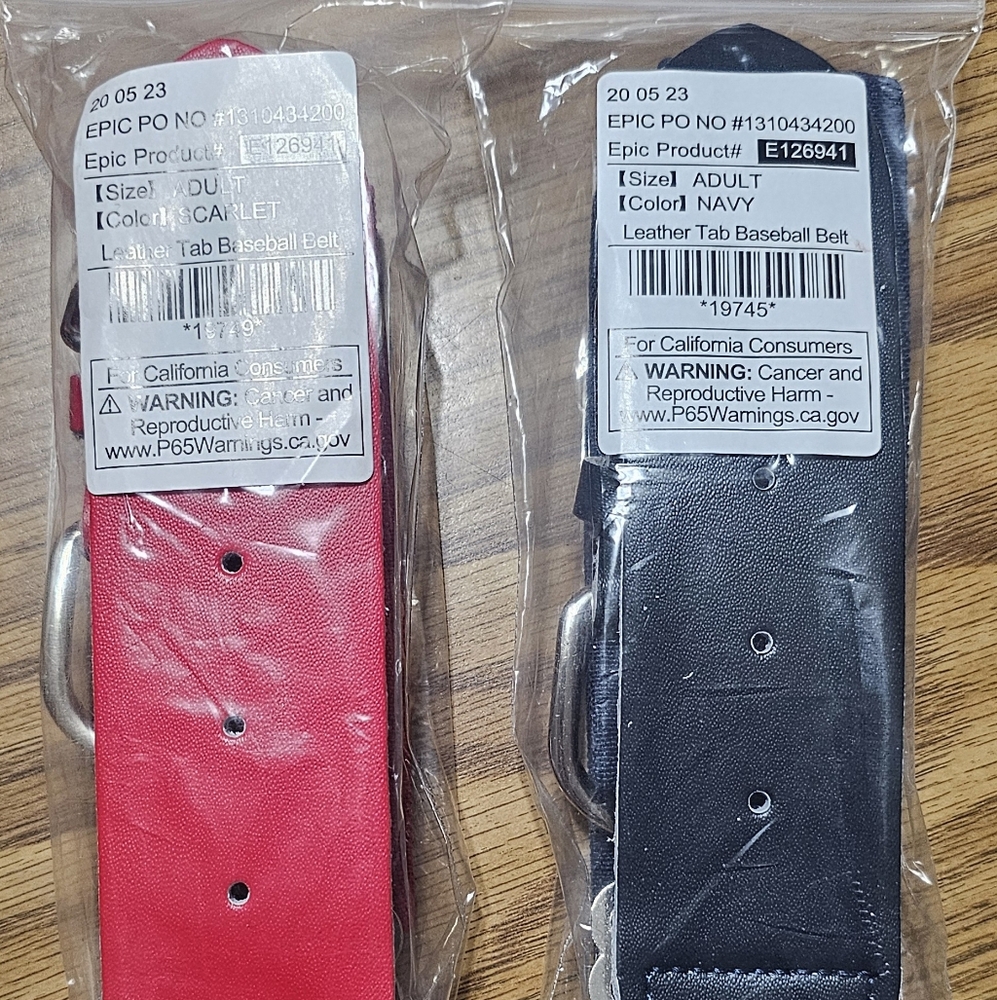 Basebell/Softball belts